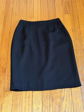 Yansi Fugel Womens Lined Pencil Skirt 0 Black